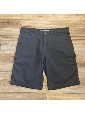 Men's Carhartt Rugged Flex Relaxed Fit Canvas Utility Work Shorts SZ 38x11 Gray